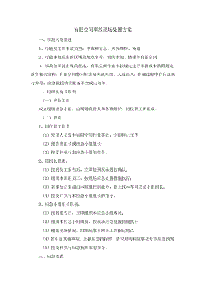 有限空间事故现场处置方案.docx