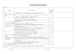 工业管道安全检查表.docx