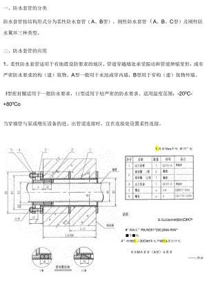 防水套管的分类与应用.docx