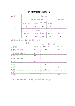 项目管理机构组成.docx