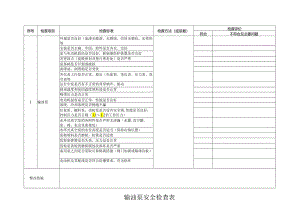 输油泵安全检查表.docx