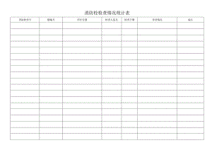 消防栓检查情况统计表.docx