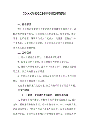 学校2024年专项发展规划.docx