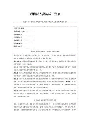 项目部人员构成一览表.docx