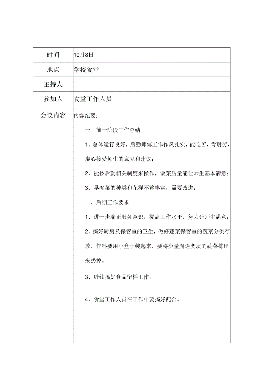 小学食品安全会议记录.docx_第2页