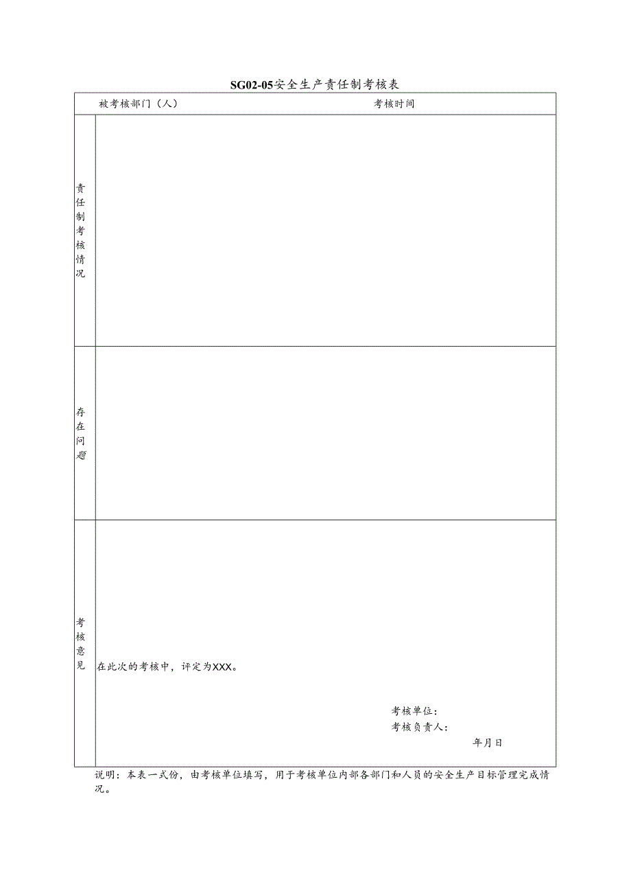安全生产责任制考核.docx_第1页