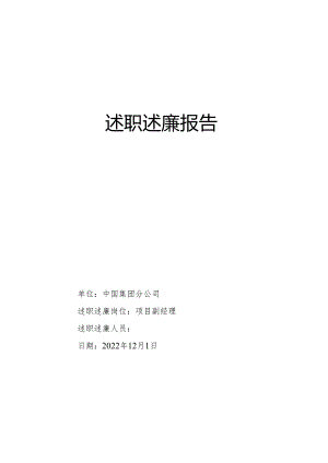 项目经理述职述廉报告.docx