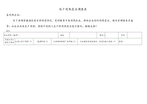 用户用热需求调查表.docx