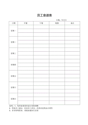 员工食谱表（标准样本）.docx