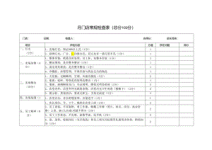 门店常规检查表.docx