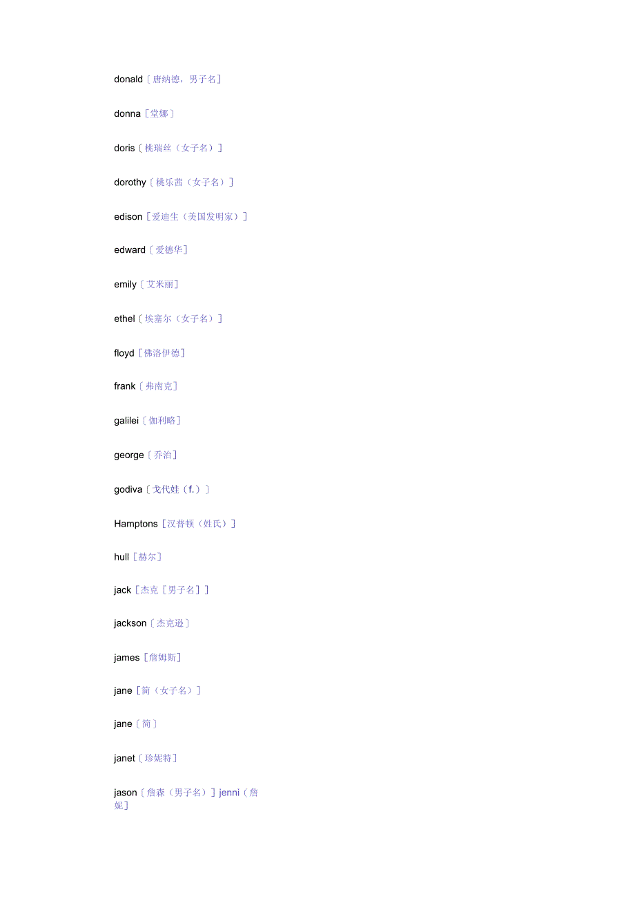 员工英文名字范文模板.docx_第3页