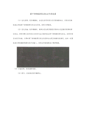 梁下部钢筋原位标注手动设置.docx