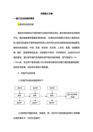 吊篮施工方案.docx