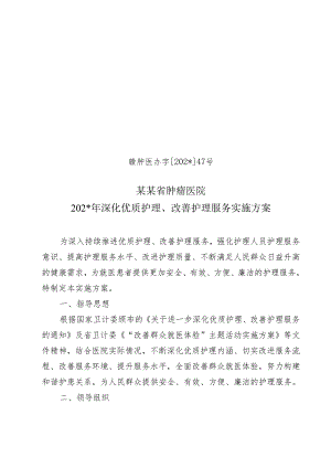 深化优质护理改善护理服务.docx