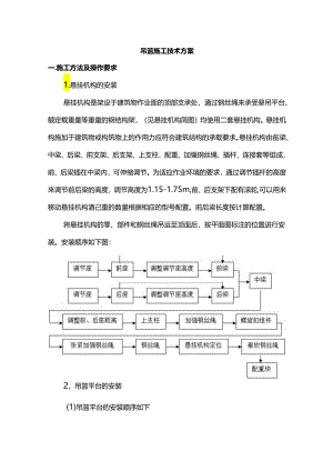 吊篮施工技术方案.docx