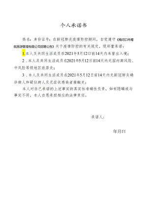 个人承诺书.docx