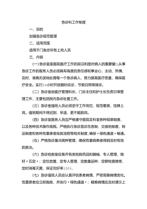 急诊科工作制度.docx