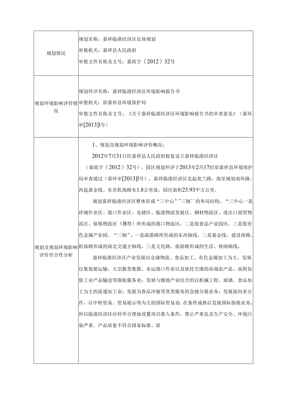 嘉祥县冷链仓储配送设施建设项目建设项目环境影响报告表.docx_第3页