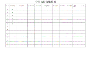 合同执行台账模板.docx