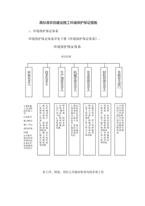 高标准农田建设施工环境保护保证措施.docx