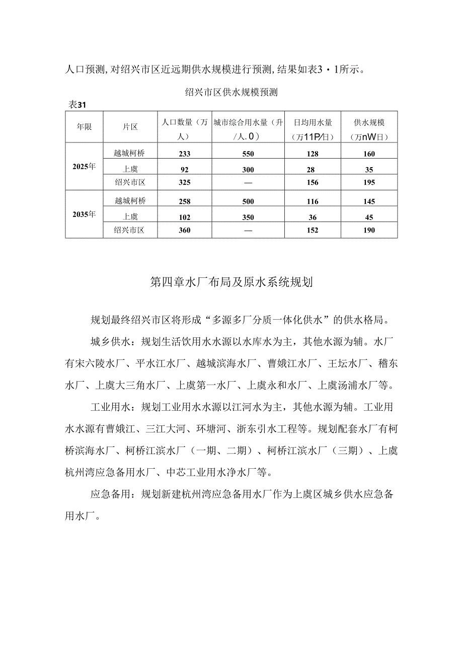绍兴市区给水专项规划（2021-2035年）.docx_第3页