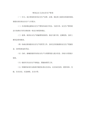 财务会计人员安全生产职责.docx