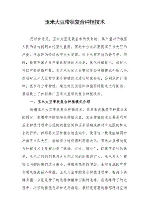 玉米大豆带状复合种植技术.docx