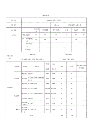 项目支出绩效自评表.docx