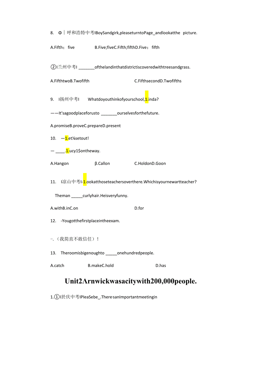 module 9u3考点直击.docx_第2页