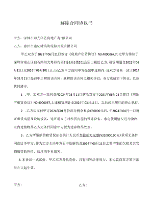 会所解约协议书.docx