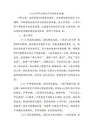2024半年全面从严治党述责述廉.docx