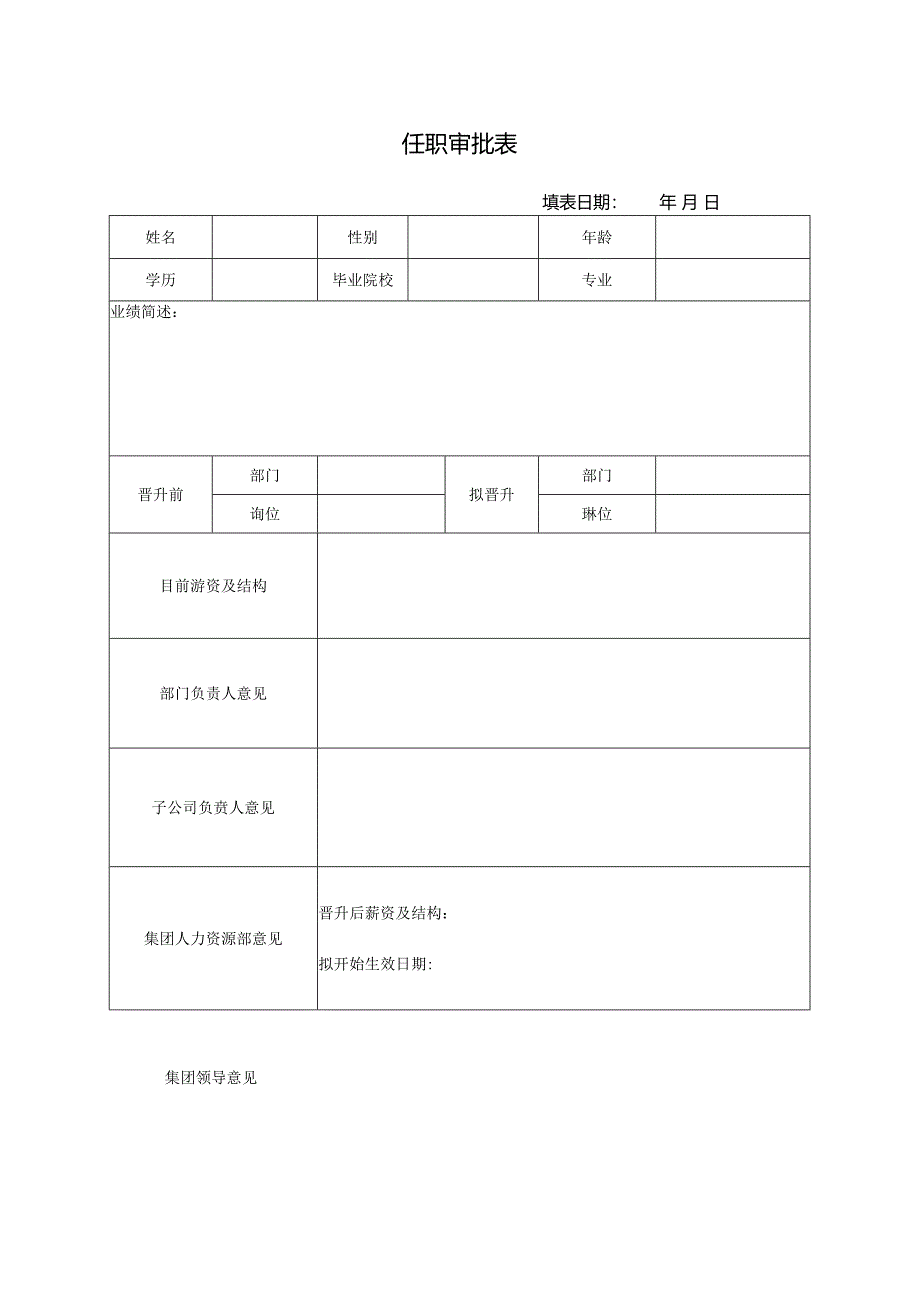 任职审批表.docx_第1页