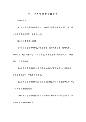 中小学专项经费管理制度.docx