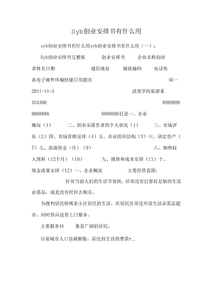 syb创业计划书有什么用_0.docx