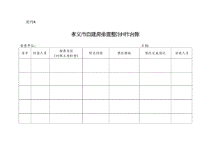 孝义市自建房排查整治工作台账.docx