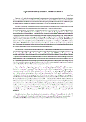my-view-on-family-values-in-China-and-America.docx