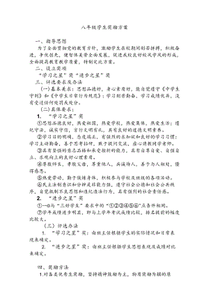 期末成绩学生奖励方案.docx