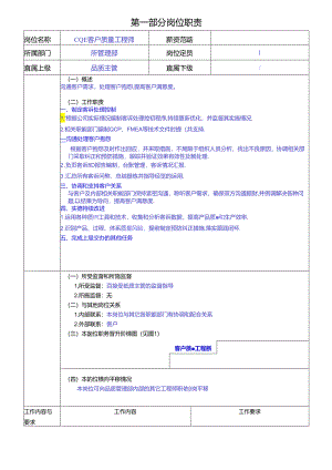 CQE岗位职责说明书.docx