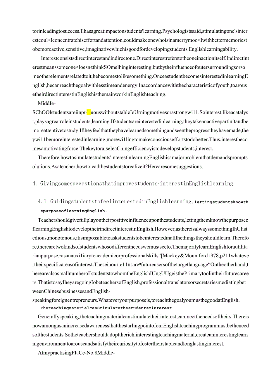 How-to-arouse-the-Students’-interest-in-English-class.docx_第3页