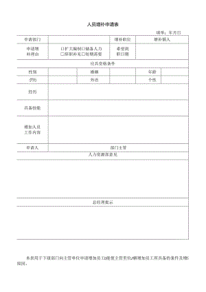计划模版-人员增补申请表.docx