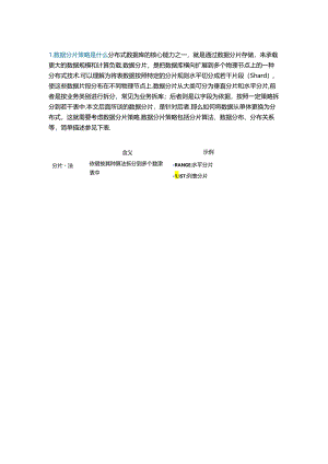 破解分布式数据库使用难点：数据分片策略.docx