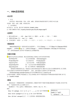 Excel_VBA集锦.docx