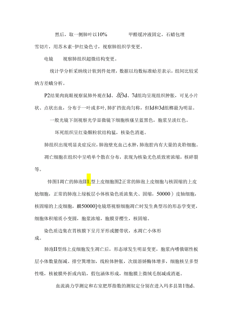 ATⅡ细胞在急性高原肺水肿中的作用及意义.docx_第3页