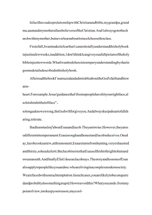 bible-圣经读后感.docx