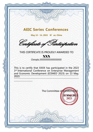 AEIC Series Conferences.docx