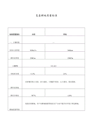 复垦耕地质量标准.docx