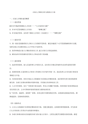 2024人才梯队培养计划执行方案.docx