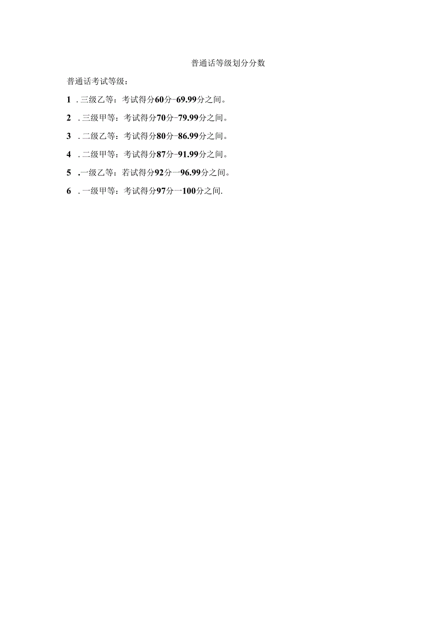 普通话等级划分分数.docx_第1页