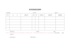 废旧物资报废处置清单.docx