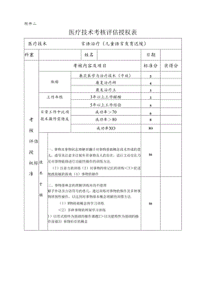（言语治疗）医疗技术考核评估授权表.docx